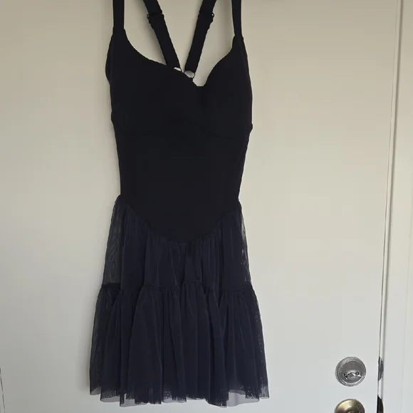POPFLEX Corset Pirouette Dress - Smoky Navy - Picture 2 of 4